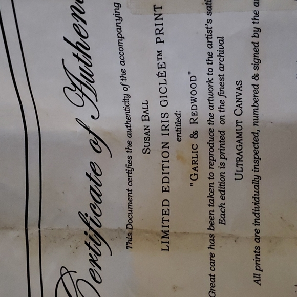 Garlic Kitchen Still Image Limited Edition Giclee Print on Canvas - Picture 5 of 8